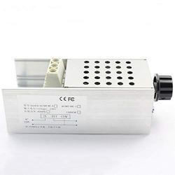 EUGNN AC 220V 10000W SCR Voltage Regulator Speed Control Driver Dimming Dimmer Thermostat Governing Temperature Governor Fan Motor Controller