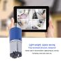 DC Gear Motor, Electric D Shaped Output Shaft Gear Motor 12V High Conductivity High Torsion for Digital Products(187RPM 1: 64)