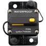 ANJOSHI 250Amp Waterproof Circuit Breaker 30A-300A Reset Fuse Holder with Manual Reset Auto Car Marine Stereo Audio Inline Fuse for System Protection
