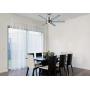 Design House 154419 Indus Sol 48 in. Indoor Satin Nickel Ceiling Fan with Light