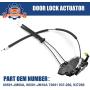 Door Lock Actuator Latch Assembly Front Left Side Compatible with 08-15 Nissan Rogue Replace OEM:# 80501-JM00A, 80501-JM10A 72091 937-266, 937266