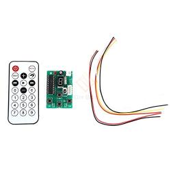 DC 4V-6V Stepper Motor Driver Controller Integrated Board 2-Phase 4-Wire Speed Adjustable with Remote Control