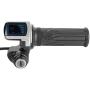 Akozon Electric Throttle Grip 36V Half-Twist Throttle with LED Power Indicator Key Lock for Electric Bikes Scooters Motorcycle