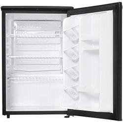 Danby DAR026A1BDD-6 2.6 Cu.Ft. Mini Fridge, Compact Refrigerator for Bedroom, Office, bar, countertop, E-Star Rated in Black