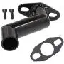 JRL 32mm-40mm Black Offset Intake Manifold and Gasket For 49cc 66cc 80cc Motorized Bike Motorised Bicycle (Black) JRL 32mm-40mm Black Offset Intake Manifold and Gasket For 49cc 66cc 80cc Motorized Bike Motorised Bicycle (Black)
