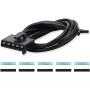 WPT1285, 645-512 Blower Motor Resistor Connector WPT1285 Wire Assembly, AC Fan Blower Wire Harness Pigtail Compatible with 2010-2015 Ford Fusion, 11-14 Lincoln MKZ Base Hybrid, 10-11 Mercury Milan