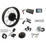 TFT UCK1 Color Display System ，3000W Rear Wheel Electric Fat Bike Conversion Kit with 72V 80A Sabvoton Pogrammable Controller, 7-Speed flywheel and M16 Torque arm