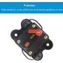 WOHHOM 300Amp Circuit Breaker Manual Reset Fuse holder, 30A-300A 12V-24V DC Protection Reset Fuse for Trolling Motor Auto Car Marine Boat Stereo Audio Inline Fuse Inverter (300A)