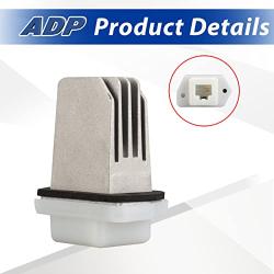 ADP HVAC Blower Motor Resistor Compatible with Nissan, Infiniti Vehicles - Rogue Pathfinder Sentra Maxima Titan NV1500 NV2500 NV3500 G20 I30 JX35 Q45 QX4 QX60 - Replace # 27761-4BA0A, 27226-70T03
