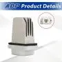 ADP HVAC Blower Motor Resistor Compatible with Nissan, Infiniti Vehicles - Rogue Pathfinder Sentra Maxima Titan NV1500 NV2500 NV3500 G20 I30 JX35 Q45 QX4 QX60 - Replace # 27761-4BA0A, 27226-70T03