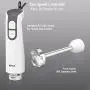 XMIX Immersion Hand Blender with 304 Stainless Steel, Handheld Single Stick Blender with Turbo Mode for Blend Baby Food, Purees Soups, Smoothies, and Dips