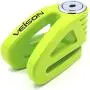 Verrou de disque robuste pour vélo et moto Acekit Veison - Corps renforcé, résistant à la sciure, avec quatre nervures, broche de verrouillage durcie de 6mm et câble d'alarme - Vert Verrou de disque robuste pour vélo et moto Acekit Veison - Corps renforcé, résistant à la sciure, avec quatre nervures, broche de verrouillage durcie de 6mm et câble d'alarme - Vert