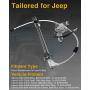 A-Premium Power Window Regulator and Motor Assembly Replacement for Jeep Liberty KJ 2002-2006 Rear Left Driver Side