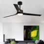 Indoor 3-Blade Ceiling Fan with LED Lights, 60