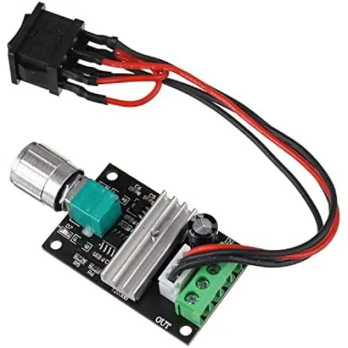 BOJACK 6V 12V 24V 28V 3A 80W DC Motor Speed Controller (PWM) Speed Adjustable Reversible Switch 1203BB DC Motor Driver Reversing