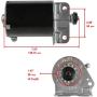 Caltric compatible with Starter John Deere D100 D105 D110 D120 100 Series Tractor 17.5Hp 19Hp 21Hp