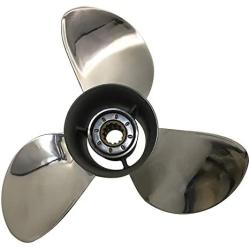 ARKDOZA Boat Propeller 11 1/8x13 Stainless Steel ss Fit for Honda Engine 3 Blades 13 Tooth 35/40/45/50/60HP RH OEM No:59133-ZV5-013AH 11.125x13