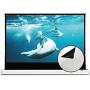 VIVIDSTORM-Screen Projector S 72 inch Motor Rollable Foldaway Portable Screen with White Cinema PVC, 4k 3D HD Gaming/Office Room,Compatible with Standard Projector,VWSDSTW72H