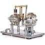 Sunnytech Hot Air Stirling Engine Motor Model Educational Toy Electricity Generator Colorful LED SC02M-SC001