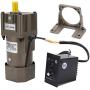 Electric Gear Motor, Walfront AC 220V 90W Single Phase Asynchronous Gear Motor High Torque Deceleration Adjustable Speed 5K/10K/20K/50K/100K RPM Optional(100k)