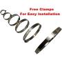 Fit Toyota MR2 MK1 AW11 Chassis 84-89 4A-GE Engines Manual Transmissions Silicone Radiator Coolant Hose Kit (Red)