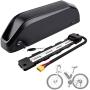Jieoto 52V 13AH E-Bike Battery Lithium Li-ion Electric Bicycle Battery Pack with 2A Charger BMS for Bike Battery 250W 350W 500W Motors, More Suitable for Modification.