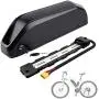 Jieoto 52V 13AH E-Bike Battery Lithium Li-ion Electric Bicycle Battery Pack with 2A Charger BMS for Bike Battery 250W 350W 500W Motors, More Suitable for Modification.