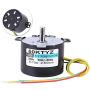 AC220V 10W 0.5A Electric Motor, 2.5RPM/20RPM High Torque Permanent Magnet Synchronous Motor, CW/CCW(2.5RPM)
