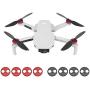 4Pcs/Set Aluminum Alloy Motor Covers Dustproof Protection Cover Guard Cap for Mavic Mini (Red)