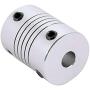 Saiper Flexible Couplings 5mm to 6mm (5pcs) Aluminum Alloy Joint Connector Compatible with NEMA 17 Stepper Motors, RepRap 3D Printer or CNC Machine, 3D Printer Accessories