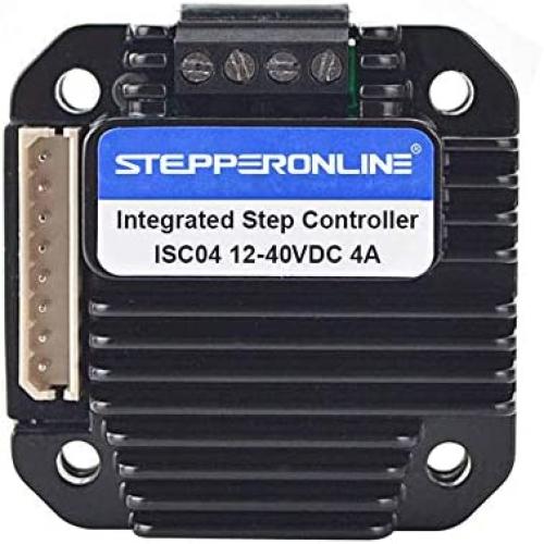 STEPPERONLINE Integrated Stepper Motor Controller 1.5-4A 12-40VDC for NEMA 17,23,24 Stepper Motor