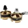 Vehicles-OCS 1Pair 2204 Brushless Motor 2300KV CW CCW RC Aircraft Motor w Propeller Nut Caps for QAV210 QAV250 FPV Mini Quad Racing Drone