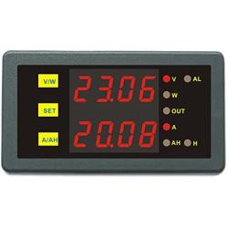 AILI DC Programmable Meter Controller 0-200V 0-400A Volt Amp Power Ah Auto Shut Down Car Motor Boat Motorhome Solar Wind HHO Power