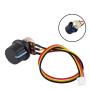 PWM DC Motor Speed Controller 9V 12V 24V 36V 48V DC 9V - 55V Pulse Width Modulation Regulator 20A 1200W Stepless Variable Speed/Forward and Reverse Switch Pulse Width Modulation DC Speed Regulation