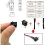 Xuulan Xianglaa-Motor 6 Set DC Motor Kit Homemade DIY Project Kits, Switch for DIY Science Projects, DC Motors, Cables, Wide Range of Applications