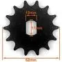 L-faster 14 Teeth #420 Sprocket Gear for Electric Bicycle Gear Motor Unitemotor BM1418ZXF and MY1020Z Shaft Dimension 12mm and 17mm