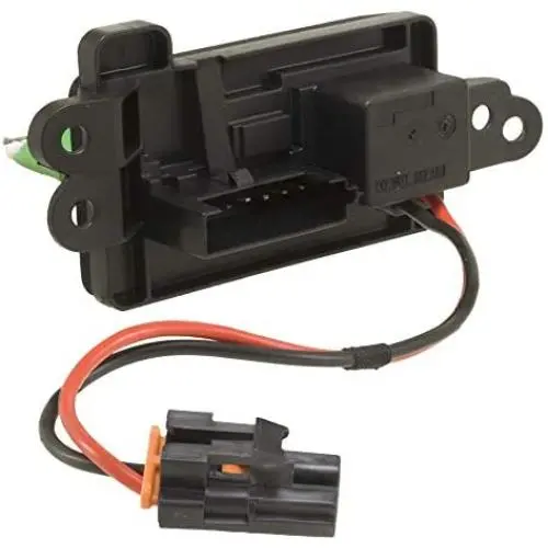 Manual Temp Control Blower Motor Resistor Compatible with Chevy 03-06 Avalanche Silverado Suburban 1500 2500 3500 - Sierra 1500 2500 3500 / Yukon XL 1500 973009 973405 15305077