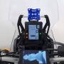 Xitomer GPS Navigation Bracket, Fit for Tenere 700 2019 2020 2021 2022, GPS Mount Motorcycle T7 GPS Bracket Navigation Bracket Phone Holder Tenere 700, Fit AMPS Holes (Blue)