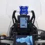 Xitomer GPS Navigation Bracket, Fit for Tenere 700 2019 2020 2021 2022, GPS Mount Motorcycle T7 GPS Bracket Navigation Bracket Phone Holder Tenere 700, Fit AMPS Holes (Blue)