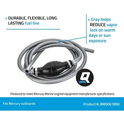 Quicksilver 8M0061890 Fuel Line Assembly - 9 Feet Long with Primer Bulb