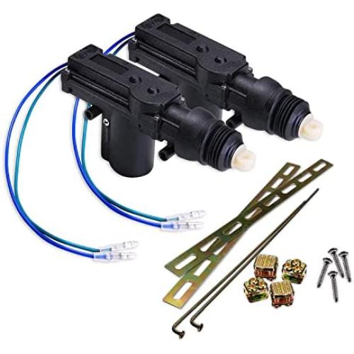 Zone Tech 2-Pack Car Universal High Power Door Lock Actuator - Premium Quality Heavy Duty Durable High Power Door Lock Actuator- 2 Pack