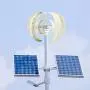 FTVOGUE 1200W Wind Turbine Kit 5 Blade Generator With Controller AC Motor Solar System White Lantern Type Double‑Layer ​for Cabins Camping Charging Boat[12V],Dynamo