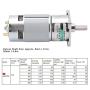 XD‑42GA755 24V DC Gear Motor , Controllers Motor Speed Controllers Eccentric Output Shaft Sport Control Small Low Speed CW CCW Permanent Magnet + Bracket [300rpm/min]