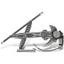 Front Passenger Side Power Window Regulator with Motor Assembly for Honda Civic 1996-2000 Coupe (2 Pins Plug)