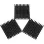 3D Printer Aluminum Heatsink Cooling Radiator, Compatible with NEMA 17 42 Stepper Motor Black