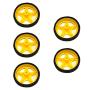 Smart Car Robot Chassis Robot tire, DC 3-6v, Pack of 5