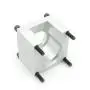 Nema23 Stepper Motor Mount Base 57 Stepping Motor Bracket Clamp Support Holder with 4pcs Installation Screws Aluminium Oxide for CNC Router Machine