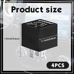 4 Packs Power Trim and Tilt Relay Automotive Relay 584416 586224 Replacement for Car Boat Outboard Motor, 30Amp, 12V