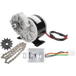 Electric Bicycle Motor Kit, 12V 250W DC High Speed Electric Bike Conversion Kit with Speed Controller, 13 Tooth Sprocket, 38 Section Chain Electric Gear Motor Kit for E-Bike, Electric Motorbike