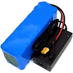 YUWYP 36V Battery 36V Electric Bike Battery 10AH 18650 Battery for Motorcycle Scooter with XT60 Plug and 42V2A Charger Electric Scooter Lithium Battery Pack